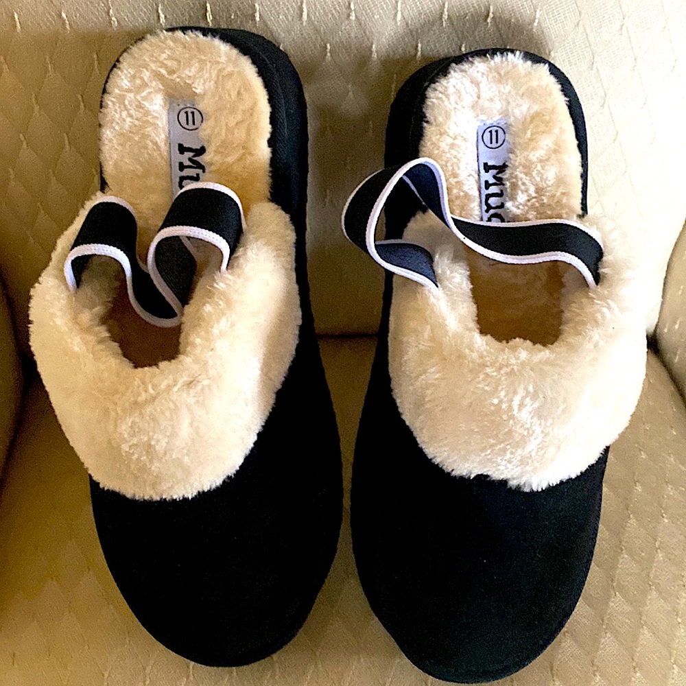 MUDD SHERPA PLATFORM LOGO SLING BACK CLOGS